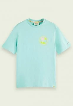 Scotch & Soda GRAPHIC - T-shirt Basique - Seafoam -Scotch & Soda Soldes 100165b0b31244ffaef75e6825f35640