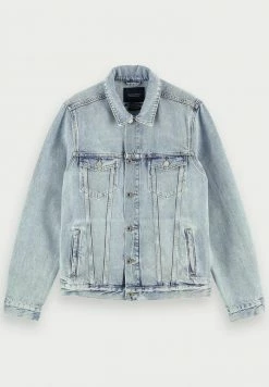 Scotch & Soda Veste En Jean - Blue -Scotch & Soda Soldes 104172cdd22a475bbf856404b629014d