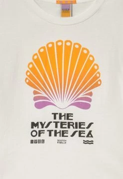 Scotch & Soda BOXY SHORT SLEEVE WITH ARTWORKS - T-shirt Imprimé - Off White -Scotch & Soda Soldes 110cf0368c0c4c56b20fa56f3e8092f3