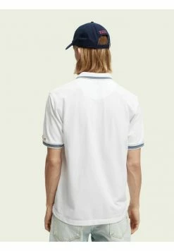 Scotch & Soda Polo - White -Scotch & Soda Soldes 11321a4e3333459bb4f141efa8255c58