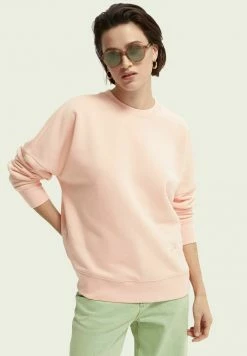 Scotch & Soda LOOSE-FIT GRAPHIC - Sweatshirt - Cadillac Pink