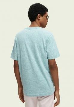 Scotch & Soda REGULAR FIT - T-shirt Imprimé - Pool Melange -Scotch & Soda Soldes 126e119908284db6aa16e96cb8d06d5a