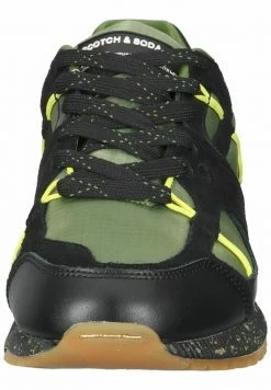 Scotch & Soda SNEAKER - Baskets Basses - Black/green -Scotch & Soda Soldes 12a835ea5dfa446299293d665152cc67