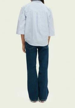 Scotch & Soda VOLUMINOUSLY - Chemisier - Blue 9 Scotch & Soda VOLUMINOUSLY - Chemisier - Blue -Scotch & Soda Soldes 1316d8572f214342b0c17330f73436b1