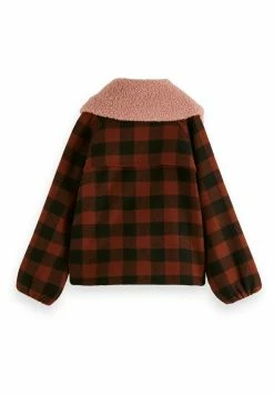 Scotch & Soda CHECKED - Veste Mi-saison - Brown -Scotch & Soda Soldes 13bd2fcbfb4b4c41b5e6af53e6efc41d