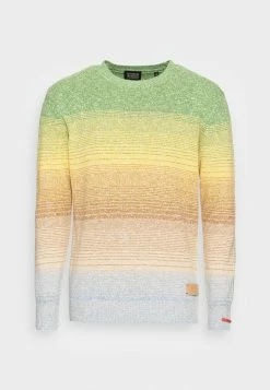Scotch & Soda GRADIENT - Pullover - Green, Yellow, Light Blue -Scotch & Soda Soldes 14779905c5fd4804999103636346f3d5
