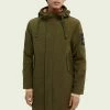 Scotch & Soda DETACHABLE 2IN 1 - Parka - Army