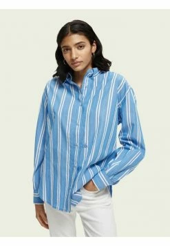 Scotch & Soda OVERSIZED - Chemisier - Blue