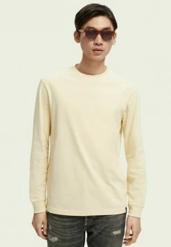 Scotch & Soda UNISEX GRAPHIC LONG-SLEEVED - T-shirt à Manches Longues - Peach Cream