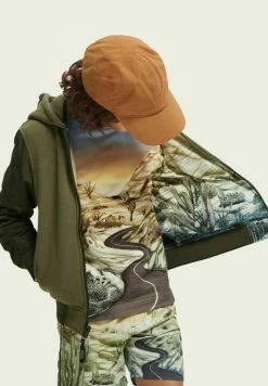 Scotch & Soda Blouson Bomber - Green -Scotch & Soda Soldes 157475eb98f54e239792b374f91a7d84