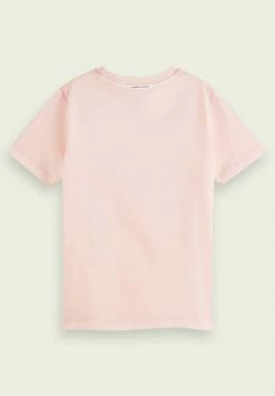 Scotch & Soda Relaxed-fit - T-shirt Imprimé - Cadillac Pink -Scotch & Soda Soldes 1576b9aabcb04922bbef724a6ccc8ffe
