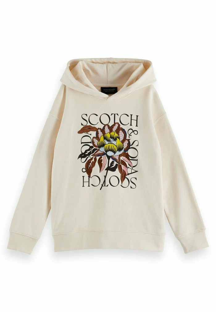 Scotch & Soda LOOSE FIT ARTWORK HOODIE - Sweatshirt - Off White 4 Scotch & Soda LOOSE FIT ARTWORK HOODIE - Sweatshirt - Off White – Image 4