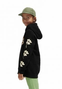 Scotch & Soda RELAXED-FIT ARTWORK HOODIE - Sweatshirt - Black -Scotch & Soda Soldes 15a9badc447a465a9e27ccce1de4b386