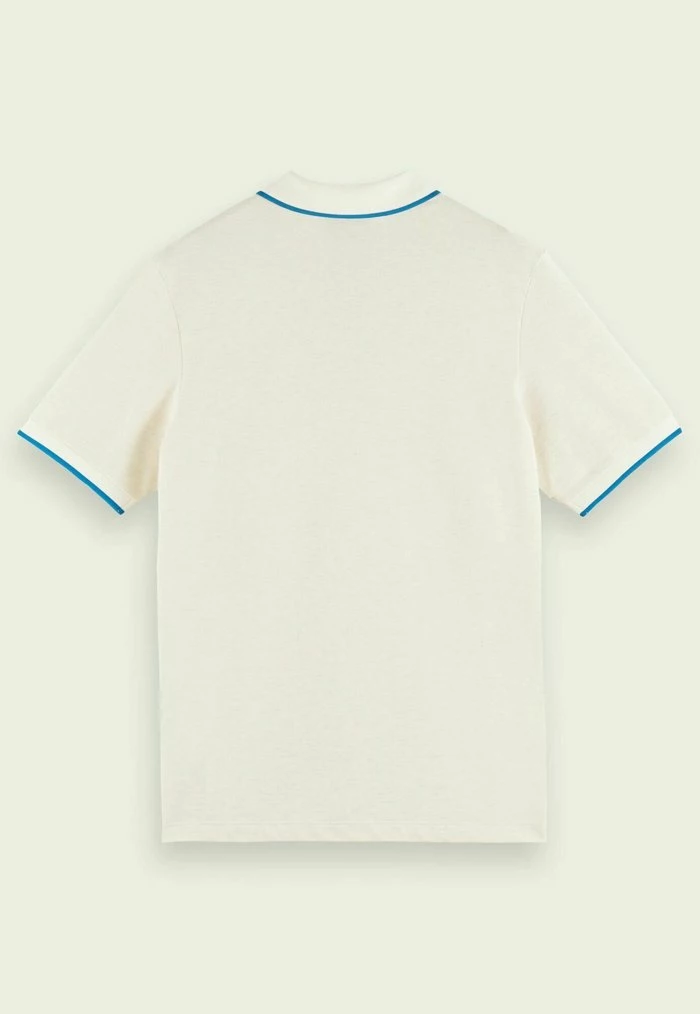 Scotch & Soda Polo - Ecru Melange 7 Scotch & Soda Polo - Ecru Melange – Image 7