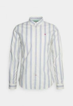 Scotch & Soda SLIM FIT OXFORD - Chemise - Beige/dark Blue -Scotch & Soda Soldes 163a47a4b8dd4de4ae0d9e163a4a4c19