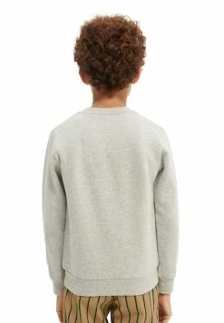 Scotch & Soda DOUBLE FACED WITH ARTWORK - Sweatshirt - Grey Melange -Scotch & Soda Soldes 165082017d9f4fb3a723c40bd58e0c39