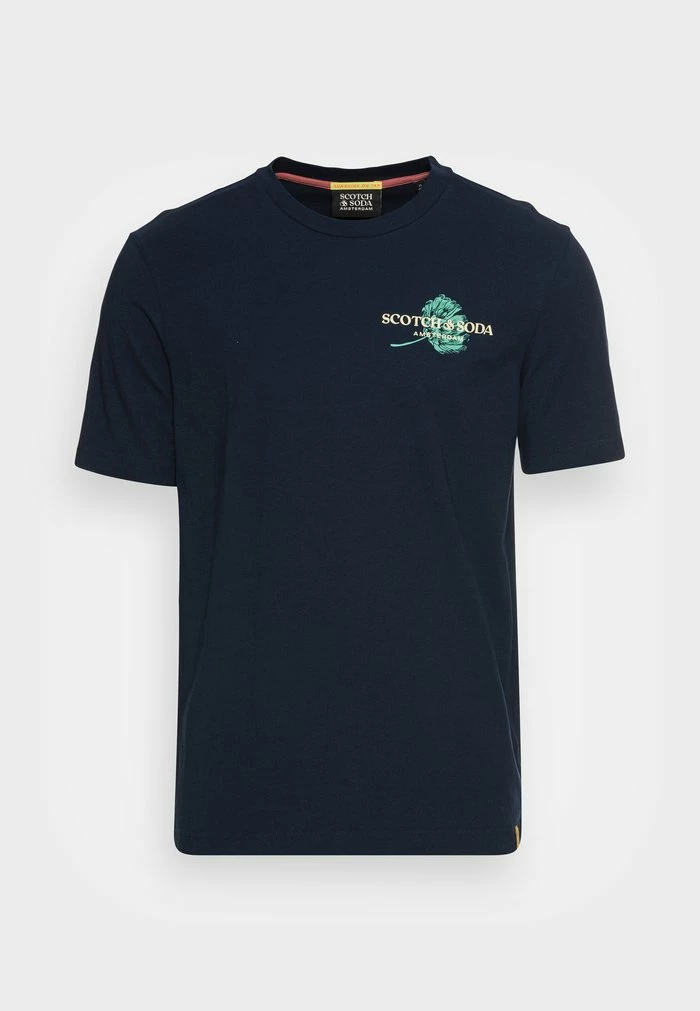 Scotch & Soda GRAPHIC CREWNECK - T-shirt Imprimé - Navy 4 Scotch & Soda GRAPHIC CREWNECK - T-shirt Imprimé - Navy – Image 4