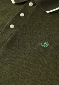 Scotch & Soda Polo - Utility Green Melange -Scotch & Soda Soldes 16a83f74ca114ac9ae2b6d3953b0c412