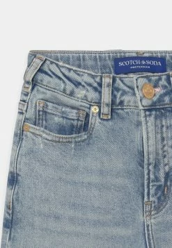 Scotch & Soda THE WAVE WIDE LEG - Jean Bootcut - Blue Splash -Scotch & Soda Soldes 1755f1edf47243ff95e9a6c28131cc47