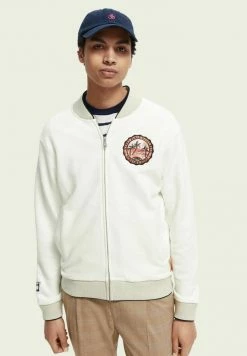 Scotch & Soda Blouson Bomber - Denim White