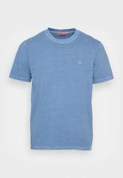Scotch & Soda GARMENT DYED CREWNECK TEE WITH EMBROIDERY LOGO - T-shirt Basique - Blue 8 Scotch & Soda GARMENT DYED CREWNECK TEE WITH EMBROIDERY LOGO - T-shirt Basique - Blue -Scotch & Soda Soldes 180b3de2eea84db8ab4724feb0e3f6d6