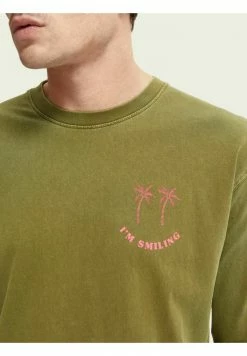 Scotch & Soda LONG SLEEVED - T-shirt à Manches Longues - Lizard -Scotch & Soda Soldes 1874c436f9a34ff2a91138b079f986b5