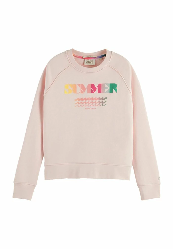 Scotch & Soda RELAXED FIT - Sweatshirt - Sunrise Pink 4 Scotch & Soda RELAXED FIT - Sweatshirt - Sunrise Pink – Image 4
