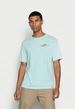 Scotch & Soda GRAPHIC CREWNECK - T-shirt Imprimé - Seafoam