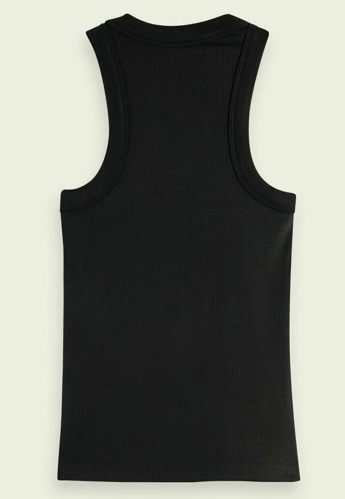 Scotch & Soda MERCERIZED RACER - Débardeur - Black 7 Scotch & Soda MERCERIZED RACER - Débardeur - Black – Image 7