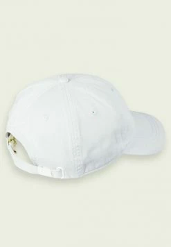 Scotch & Soda UNISEX TWILL - Casquette - White -Scotch & Soda Soldes 19ed98d9f1384049bffdd99fcfe8ed79