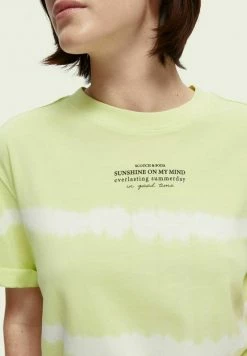 Scotch & Soda LOOSE FIT - T-shirt Imprimé - Lime -Scotch & Soda Soldes 1abf1cd051514d1abc5f47d7f56cec78