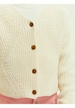 Scotch & Soda KNITTED - Gilet - Off White -Scotch & Soda Soldes 1b644f9684c94c33967488eea8acb2cf