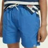 Scotch & Soda MID-LENGTH - Short De Bain - Blue