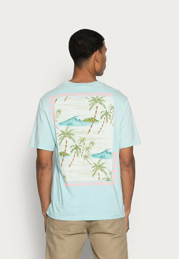 Scotch & Soda GRAPHIC CREWNECK - T-shirt Imprimé - Seafoam 3 Scotch & Soda GRAPHIC CREWNECK - T-shirt Imprimé - Seafoam – Image 3