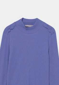 Scotch & Soda LONG-SLEEVED RUFFLE - T-shirt à Manches Longues - Cornflower -Scotch & Soda Soldes 1c4cbc870a304798a98c48bd80d88c84