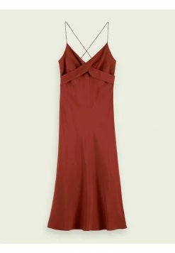 Scotch & Soda CROSS STRAP - Robe De Soirée - Red Clay -Scotch & Soda Soldes 1cd49338462b4fc4823056b84664aed8