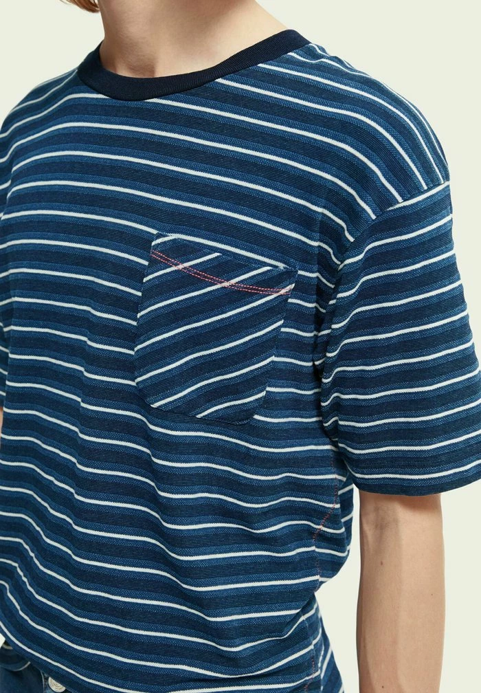 Scotch & Soda T-shirt Imprimé - Blue 4 Scotch & Soda T-shirt Imprimé - Blue – Image 4