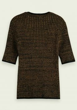 Scotch & Soda T-shirt Imprimé - Olive Brown Melange -Scotch & Soda Soldes 1dd17166546b413893326c065e30e3a6