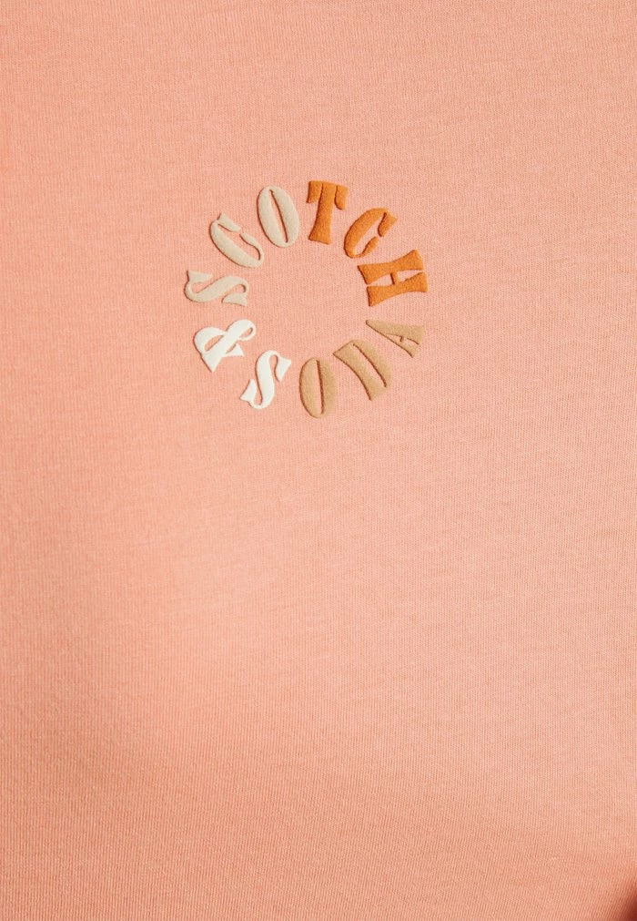 Scotch & Soda CREW NECK TEE - T-shirt Basique - Flamingo Pink 3 Scotch & Soda CREW NECK TEE - T-shirt Basique - Flamingo Pink – Image 3