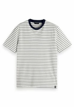 Scotch & Soda T-shirt Imprimé - Beige -Scotch & Soda Soldes 1df8df349a5e41d298c63be8e7595f74