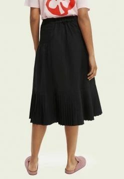 Scotch & Soda Jupe Trapèze - Black -Scotch & Soda Soldes 1e1b622fbb224ff79b25e63b5ff8ec6f