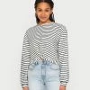 Scotch & Soda STRIPED CROPPED - Sweatshirt - Combo