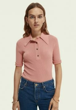 Scotch & Soda SLIM-FIT SHORT-SLEEVED - Polo - Desert Pink