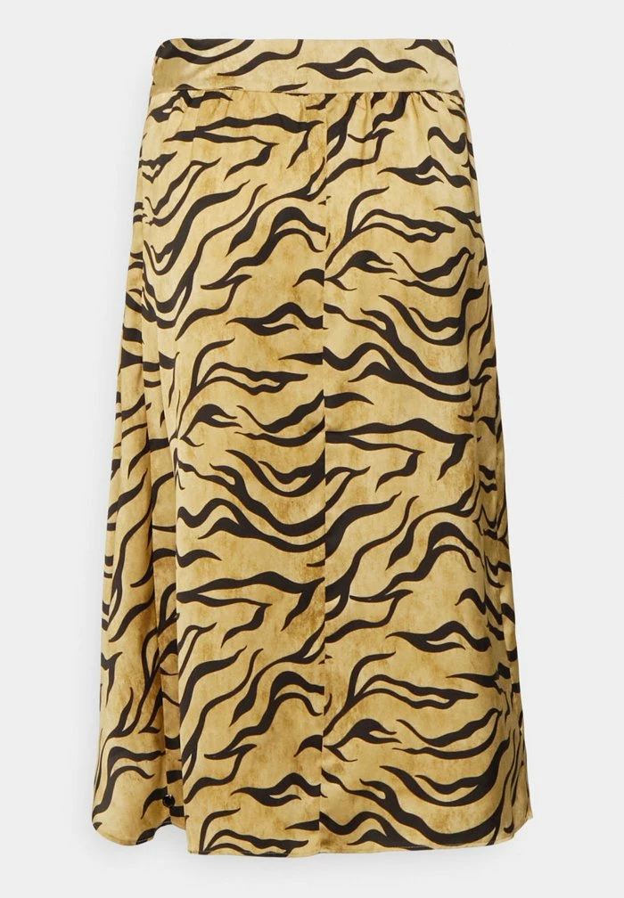 Scotch & Soda MIDI WRAP SKIRT - Jupe Trapèze - Beige 7 Scotch & Soda MIDI WRAP SKIRT - Jupe Trapèze - Beige – Image 7