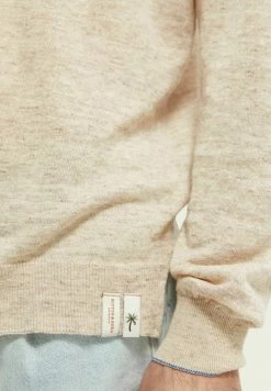 Scotch & Soda Pullover - White Sand Melange -Scotch & Soda Soldes 22c8104e3dd04e8cab032e61a8d32ffb
