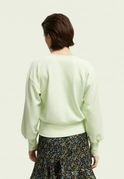 Scotch & Soda Sweatshirt - Citrus Green -Scotch & Soda Soldes 22eecc75ed184220935d3e7a4a739fd8