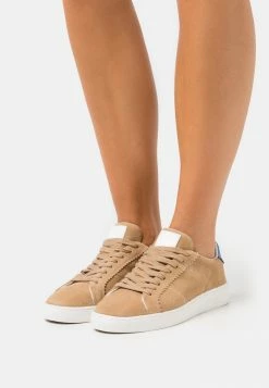 Scotch & Soda PLAKKA - Baskets Basses - Sand/blue