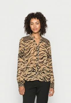 Scotch & Soda PRINTED SMOCKED SHEER - Blouse - Combo