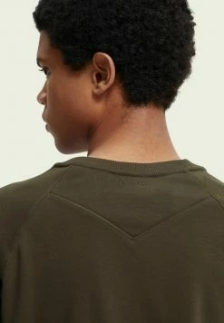 Scotch & Soda Sweatshirt - Utility Green -Scotch & Soda Soldes 256d0e82c0d44c74978847d438c41fc9