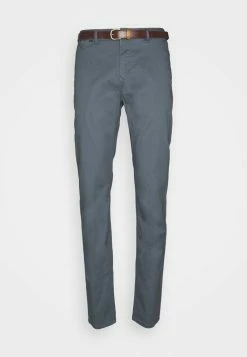 Scotch & Soda BELTED CHINO - Chino - Blue -Scotch & Soda Soldes 25fc4fb69c714e218eca9d36beeecd51